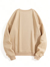 Load image into Gallery viewer, Slogan Graphic Drop Shoulder Sweatshirt