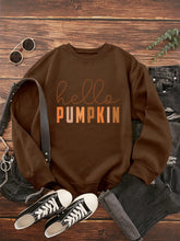 Load image into Gallery viewer, Halloween Letter Graphic Thermal Lined Sweatshirt