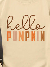 Load image into Gallery viewer, Halloween Letter Graphic Thermal Lined Sweatshirt