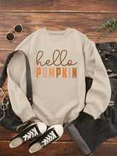 Load image into Gallery viewer, Halloween Letter Graphic Thermal Lined Sweatshirt