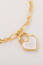 Load image into Gallery viewer, Heart Lock Charm Bracelet
