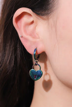Load image into Gallery viewer, Multicolored Heart Drop Earrings
